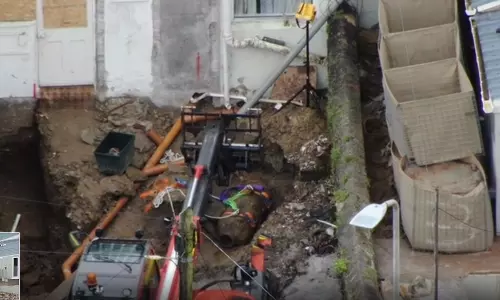 வீட்டு தோட்டத்தில் இரண்டாம் உலகப் போரின் வெடிக்காத குண்டு