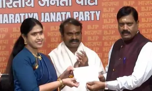 பா.ஜ.க.வில் இணைந்தார் விஜயதாரணி எம்.எல்.ஏ.