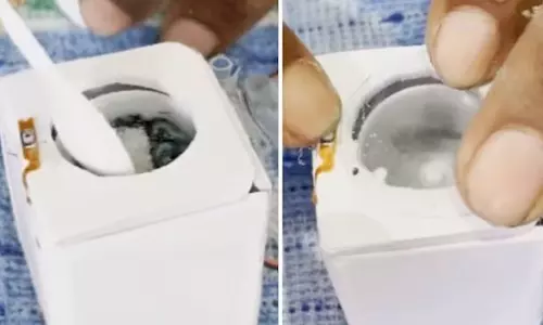 உலகின் மிகச்சிறிய வாஷிங்மெஷின்