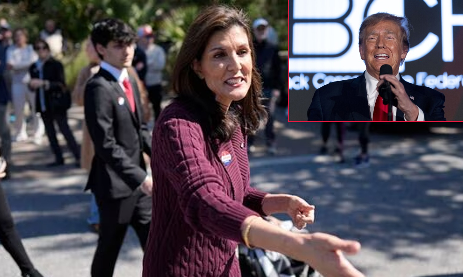 கருப்பின வாக்காளர்கள் குறித்த டிரம்ப் பேச்சிற்கு ஹாலே கண்டனம்