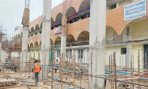 புதுப்பொலிவு பெறும் திருவள்ளூர் ரெயில் நிலையம்