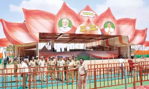 பல்லடத்தில் தேர்தல் பிரசாரத்தை தொடங்கும் பிரதமர் மோடி- குவியும் பா.ஜ.க. தொண்டர்கள்