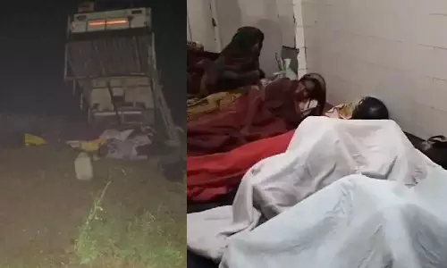 மத்திய பிரதேசத்தில் வேன் கவிழ்ந்து 14 பேர் பலி