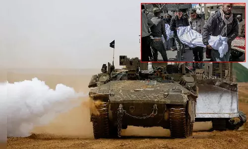 காசாவில் நிவாரணப் பொருட்கள் வாங்க காத்திருந்த மக்கள் மீது இஸ்ரேல் ராணுவம் துப்பாக்கிச்சூடு: 104 பேர் பலி