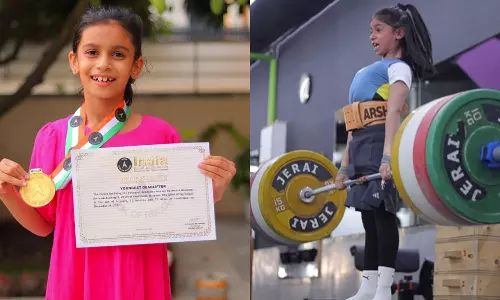 8 வயதில் ஆசிய சாதனை படைத்த சிறுமி