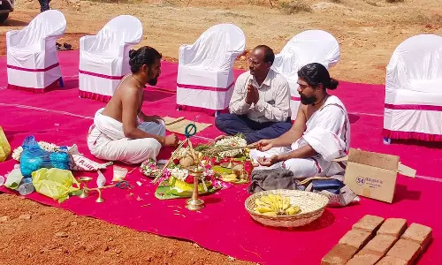 மதுரை எய்ம்ஸ் கட்டுமான பணிகள் தொடக்கம்