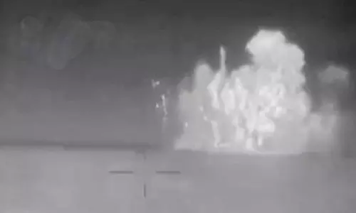 டிரோன் தாக்குதல் மூலம் ரஷிய போர்க்கப்பலை மூழ்கடித்த உக்ரைன்