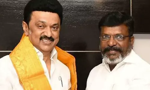 முதலமைச்சர் மு.க.ஸ்டாலினுடன் திருமாவளவன் சந்திப்பு