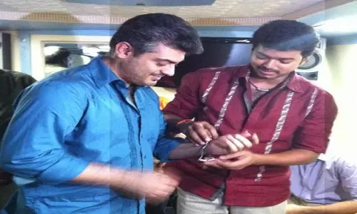 அஜித்குமாருக்கு போன் செய்து நலம் விசாரித்தார் விஜய்