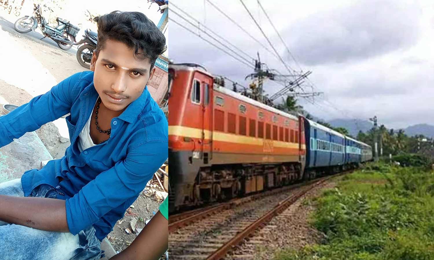 ரெயிலில் அடிபட்டு 2 தொழிலாளர்கள் பலி