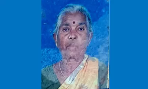 கல்லாவி அருகே  ரெயில் மோதி மூதாட்டி பலி