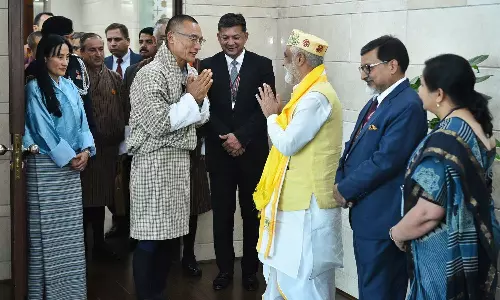 5 நாள் பயணமாக இந்தியா வந்தடைந்தார் பூடான் பிரதமர்