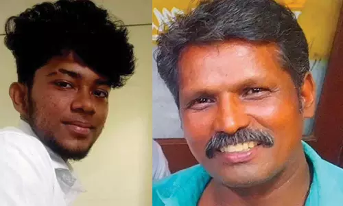 மோட்டார் சைக்கிள்கள் மோதல்: சட்டக்கல்லூரி மாணவர்- தொழிலாளி பலி