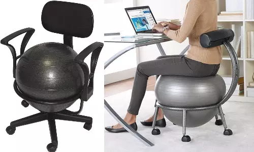 அலுவலகத்தில் ஆரோக்கியத்தை மேம்படுத்தும் பந்து நாற்காலி