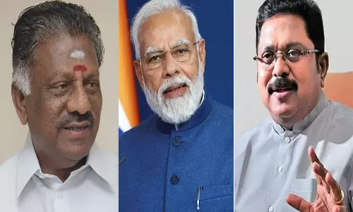 பிரதமர் மோடி பொதுக்கூட்டத்தில் பங்கேற்கும் ஓ.பன்னீர்செல்வம், டி.டி.வி.தினகரன்