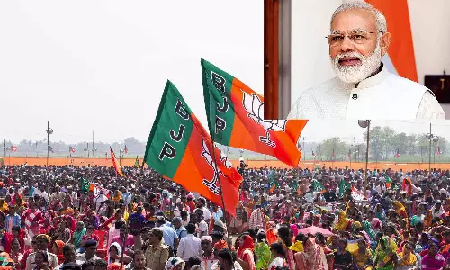 பா.ஜ.க. கூட்டணி 411 தொகுதிகளில் வெற்றி பெற வாய்ப்பு- புதிய கருத்து கணிப்பில் தகவல்