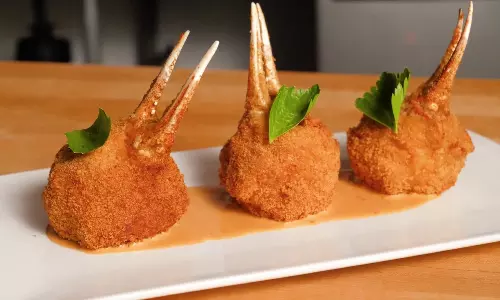 க்ரிஸ்பி நண்டு லாலிபாப்