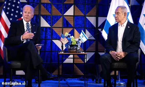 ரஃபா மீது தாக்குதல் நடத்த திட்டம்: நேதன்யாகுவிடம் மிகுந்த கவலை தெரிவித்த ஜோ பைடன்