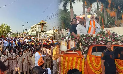 பிரதமர் ரோடு ஷோவில் பள்ளி மாணவர்கள் பங்கேற்ற விவகாரம்: இந்தியக் கம்யூனிஸ்ட் கட்சி புகார்