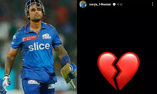 இன்ஸ்டாவில் ப்ரோக்கன் ஹார்ட் ஸ்டோரி வைத்த சூர்யகுமார் யாதவ்- காரணம் இதுதான்