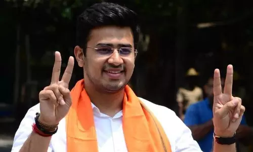 மதக் கலவரத்தை தூண்டியதாக பா.ஜ.க. எம்.பி. தேஜஸ்வி சூர்யா கைது