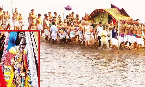 ஸ்ரீரங்கம் ரெங்கநாதர் ஜீயபுரம் ஆஸ்தான மண்டபத்தில் எழுந்தருளல்