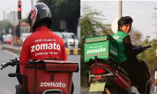 சைவ உணவு டெலிவரிக்கும் சிவப்பு நிற சீருடைதான், ஆனால்.. -  எதிர்ப்புக்கு பணிந்த சொமேட்டோ