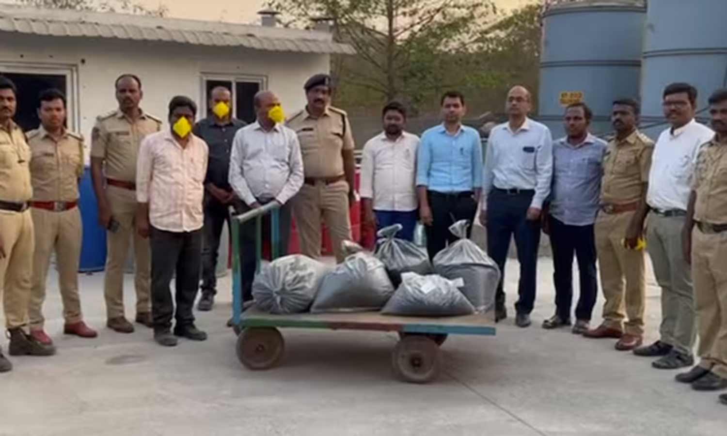 தெலுங்கானா ரசாயன தொழிற்சாலையில் ரூ.பல கோடி போதை பொருள் தயாரிப்பு