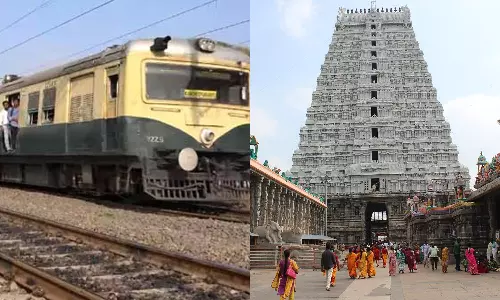 பவுர்ணமி கிரிவலத்தை முன்னிட்டு திருவண்ணாமலைக்கு சிறப்பு ரெயில்