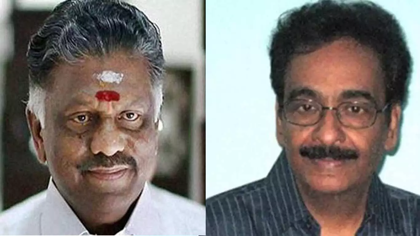 ஓ.பன்னீர்செல்வத்தால் இரட்டை இலை சின்னத்தை இப்போதைக்கு பெற முடியாது- தராசு ஷியாம் கருத்து ஓ.பன்னீர்செல்வத்தால் இரட்டை இலை சின்னத்தை இப்போதைக்கு பெற முடியாது- தராசு ஷியாம் கருத்து