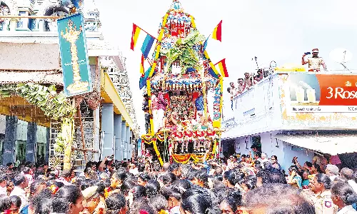 பங்குனி உத்திரம்: அன்னசாகரம் முருகன் கோவிலில் தேர்திருவிழா