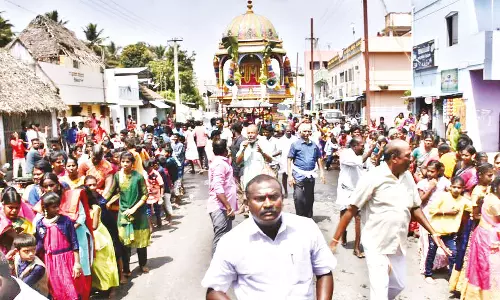 திருவாலங்காடு வடாரண்யேசுரர் கோவில் பங்குனி தேரோட்டம்