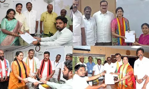 அரசியல் கட்சி வேட்பாளர்களில் 75 சதவீதம் பேர் வேட்புமனு தாக்கல்