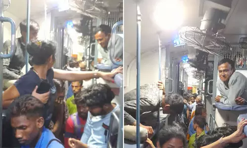 எக்ஸ்பிரஸ் ரெயிலில் முன்பதிவு பெட்டியில் டிக்கெட் இல்லாமல் பயணித்த பயணிகள்- விவாதத்தை ஏற்படுத்திய பதிவு