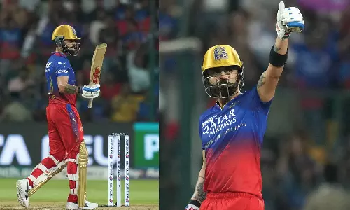 ஐ.பி.எல். 2024: விராட் கோலி அதிரடி.. கொல்கத்தாவுக்கு 183 ரன்களை இலக்காக நிர்ணயித்தது பெங்களூரு