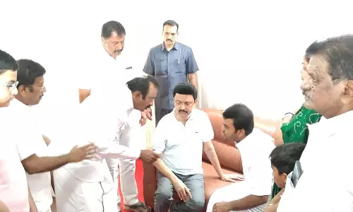 கணேசமூர்த்தி எம்.பி. படத்திற்கு அஞ்சலி செலுத்திய முதலமைச்சர் மு.க.ஸ்டாலின்