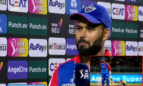 சிஎஸ்கே-வுக்கு எதிரான போட்டியில் ரிஷப் பண்ட்-க்கு 12 லட்சம் ரூபாய் அபராதம்