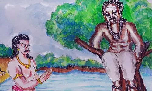 வழிமறித்த பிரம்மராட்சத பூதத்திடம் சத்தியம் செய்த நம்பாடுவான்