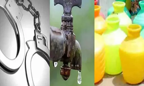 குடிநீர் பிடிப்பதில் தகராறு: வீடியோ பிடித்து சமூக வலைதளங்களில் பதிவிட்டவர் உள்பட 3 பேர் கைது