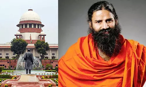 புது பிரமாண பத்திரத்துடன் நேரில் ஆஜராக ராம்தேவ்-க்கு உச்சநீதிமன்றம் உத்தரவு