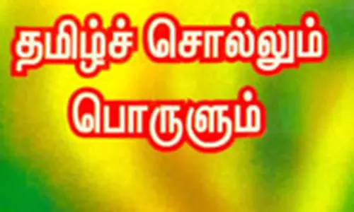 சொல்லும் பொருளும்!