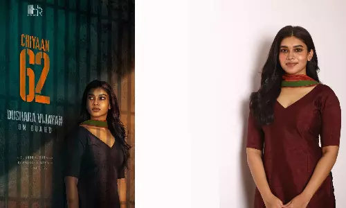 சீயான் 62 வில் கதையின் நாயகியாகும் துஷாரா விஜயன்