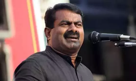 காங்கிரசின் நீட் வாக்குறுதி தேர்தல் நாடகம்: சீமான்