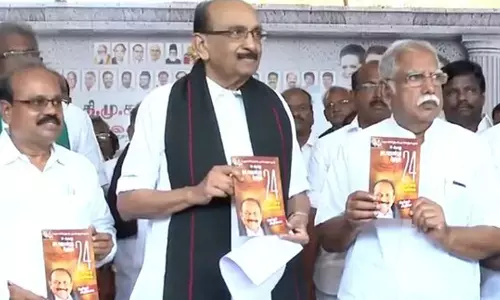 74 வாக்குறுதிகள் கொண்ட தேர்தல் அறிக்கையை வெளியிட்டார் வைகோ