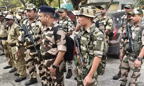 புதுச்சேரி தேர்தல் பாதுகாப்பு பணிக்கு 10 கம்பெனி துணை ராணுவ படையினர் வருகை