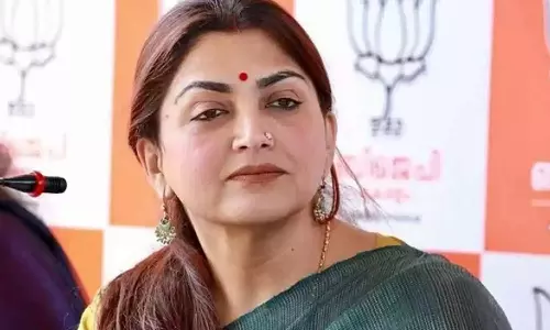 பாராளுமன்ற தேர்தலில் பிரசாரம் செய்ய முடியாது- குஷ்பு கடிதம்