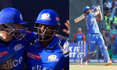 கடைசி ஓவரில் 32 ரன்கள் விளாசிய ஷெப்பர்ட்: டெல்லிக்கு 235 ரன்கள் இலக்கு நிர்ணயித்தது மும்பை