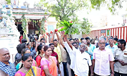 கள்ளழகர் கோவில் சித்திரை திருவிழா கொட்டகை முகூர்த்த நிகழ்ச்சி
