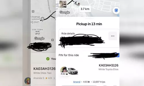 ஓலா, ஊபர் இரண்டிலும் ஒரே டிரைவரை பார்த்து அதிர்ச்சி அடைந்த வாடிக்கையாளர்