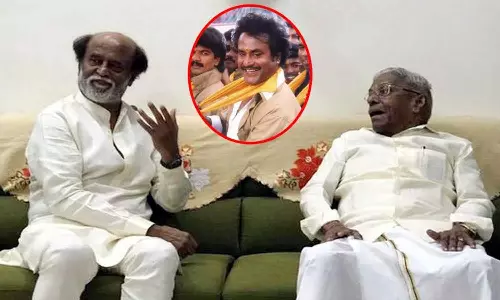 ஆர்.எம்.வீரப்பன் உடலுக்கு ரஜினிகாந்த், இளையராஜா நேரில் சென்று அஞ்சலி